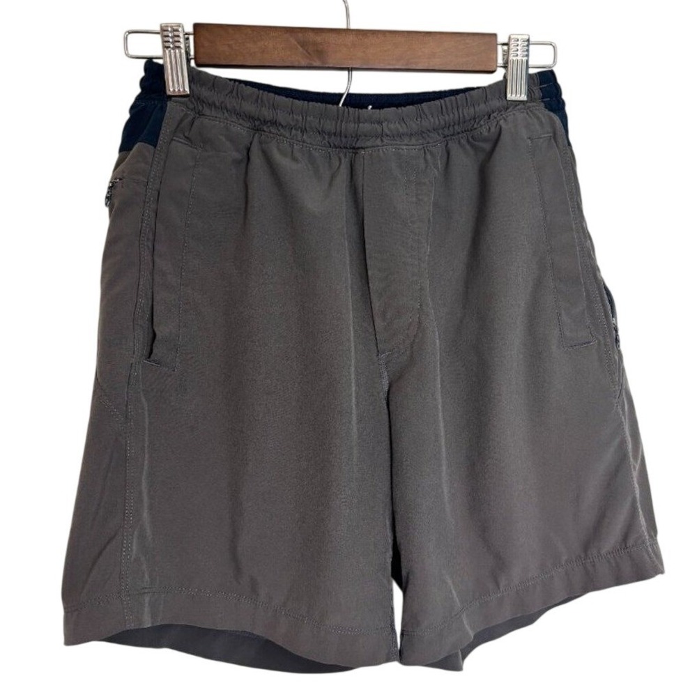 Birddogs "Boom for your Boomstick" men's medium lined shorts Navy Grey